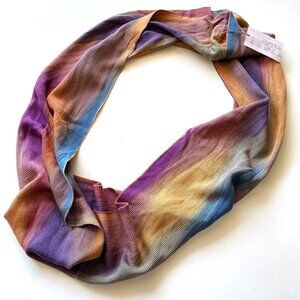 Altiplano Handwoven Organic Bamboo Silky Weave Infinity Scarf Hand-Dyed Cotton